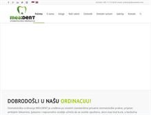 Tablet Screenshot of meadent.com